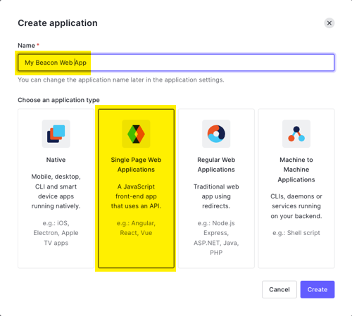 créer un formulaire rempli d'application d'une seule page