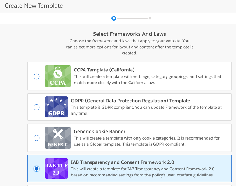 nouveau framework iab