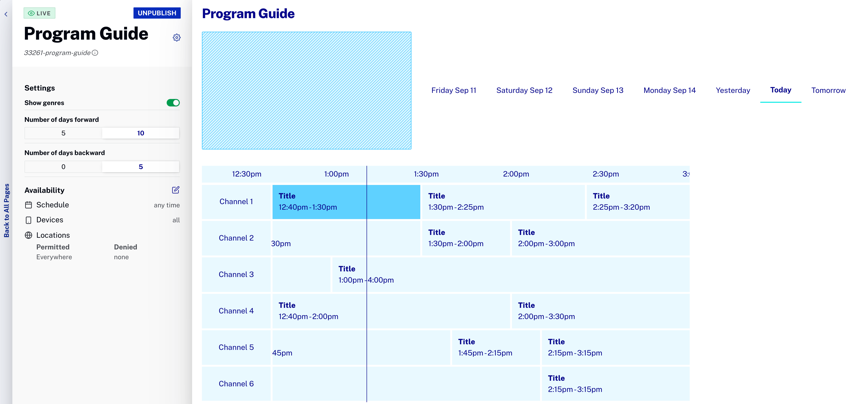 guide du programme