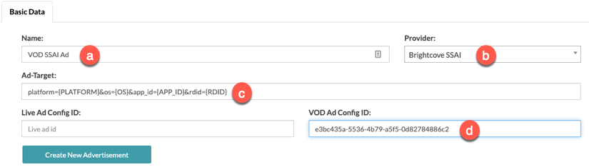 Configuration des annonces Beacon