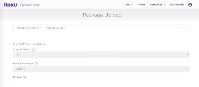 Chargement du package