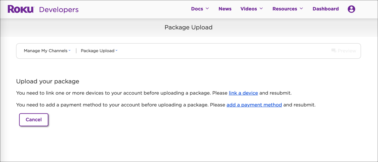 Informations sur le package